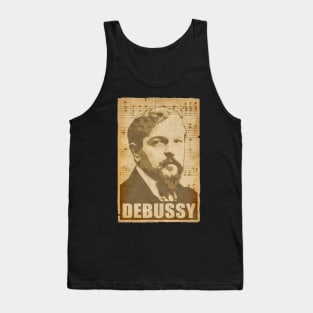 Claude Debussy musical notes Tank Top